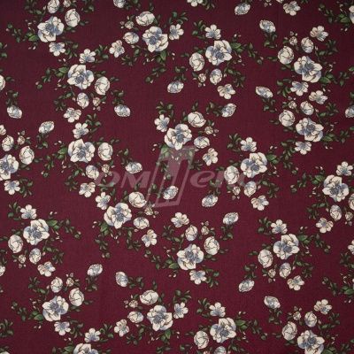 Плательная ткань "Фламенко" 3.3, 80 гр/м2, шир.150 см, принт растительный - купить в Магадане. Цена 317.46 руб.