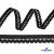 Лента эластичная вязаная (резинка бельевая), #3832, шир.13 мм, цв.чёрная - купить в Магадане. Цена: 10.49 руб.