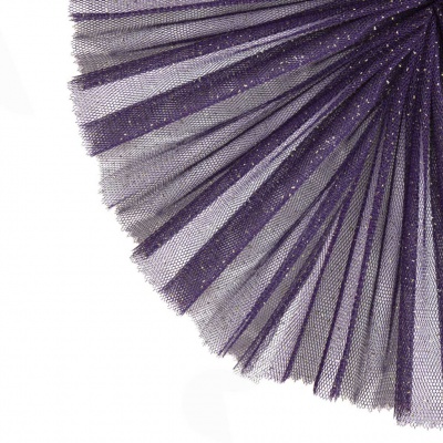 Сетка Глиттер, 24 г/м2, шир.145 см., пурпурный - купить в Магадане. Цена 117.24 руб.