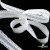Резинка бельевая ажурная #6185, шир.16 мм, цв.белый - купить в Магадане. Цена: 13.72 руб.