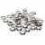 Люверсы, металлические/10мм/никель (упак.1000 шт) - купить в Магадане. Цена: 637 руб.