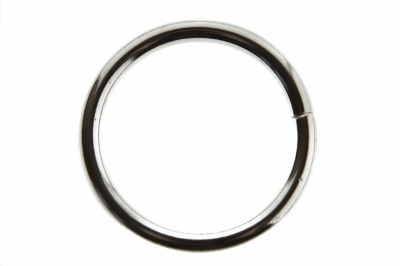 Кольцо металлическое d-38 мм, цв.-никель - купить в Магадане. Цена: 4.89 руб.