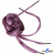 Шнурки #107-01, плоские 130 см, цв.розовый металлик - купить в Магадане. Цена: 35.45 руб.