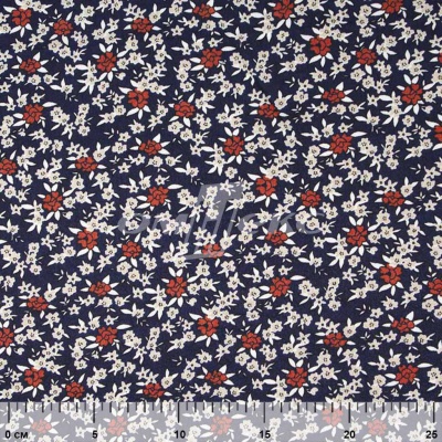 Плательная ткань "Фламенко" 7.2, 80 гр/м2, шир.150 см, принт растительный - купить в Магадане. Цена 239.03 руб.