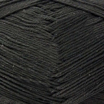 Пряжа "Бонди", 100% имп.мерсеризованный хлопок, 100гр, 270м, цв.003-черный - купить в Магадане. Цена: 140.88 руб.
