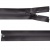 Молния водонепроницаемая PVC Т-7, 60 см, разъемная, цвет (301) т.серый - купить в Магадане. Цена: 49.39 руб.
