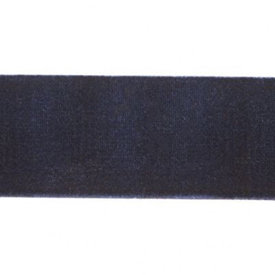 Лента бархатная нейлон, шир.25 мм, (упак. 45,7м), цв.180-т.синий - купить в Магадане. Цена: 800.84 руб.