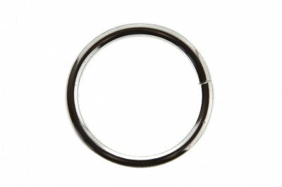 Кольцо металлическое d-32 мм, цв.-никель - купить в Магадане. Цена: 3.54 руб.