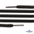 Шнурки #106-09, круглые 130 см, цв.чёрный - купить в Магадане. Цена: 21.92 руб.