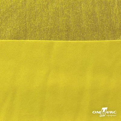 Трикотажное полотно голограмма, шир.140 см, #602 -жёлтый/жёлтый - купить в Магадане. Цена 385.88 руб.