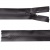 Молния водонепроницаемая PVC Т-7, 20 см, неразъемная, цвет (301)-т.серый - купить в Магадане. Цена: 21.56 руб.