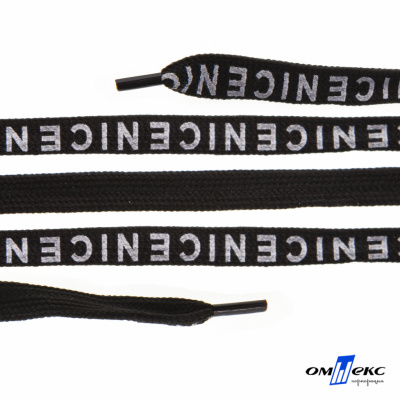 Шнурки #107-06, плоские 130 см, "СENICE" , цв.чёрный - купить в Магадане. Цена: 23.03 руб.