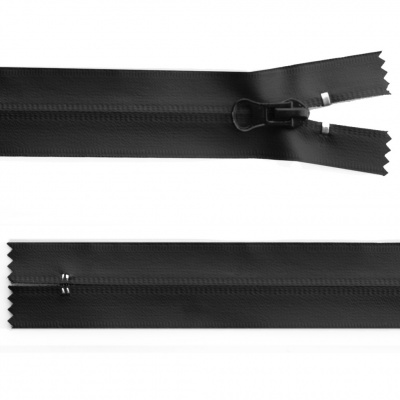 Молния водонепроницаемая PVC Т-7, 18 см, неразъемная, цвет чёрный - купить в Магадане. Цена: 21.20 руб.