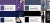 Костюмная ткань "Элис" 18-3921, 200 гр/м2, шир.150см, цвет голубика - купить в Магадане. Цена 306.20 руб.