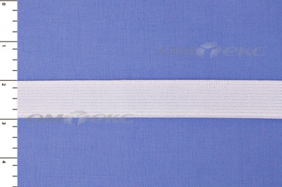 Резинка, 410 гр/м2, шир. 10 мм (в нам. 100 +/-1 м), белая бобина - купить в Магадане. Цена: 3.31 руб.