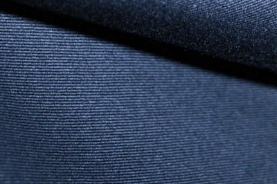 Ткань костюмная 8874/3, цвет темно-синий, 100% полиэфир - купить в Магадане. Цена 433.60 руб.