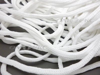 Шнур В-036 4 мм мелкое плетение 100 м белый - купить в Магадане. Цена: 2.02 руб.