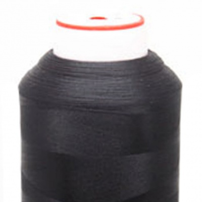 Нитки текстурированные некручёные, намот. 5 000 м, цвет чёрный - купить в Магадане. Цена: 70.43 руб.