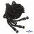 Шнурки #106-04, круглые 130 см, декор.наконечник, цв.чёрный - купить в Магадане. Цена: 31.89 руб.