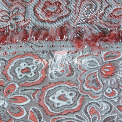 Ткань костюмная жаккард, 135 гр/м2, шир.150см, цвет красный№12 - купить в Магадане. Цена 441.92 руб.
