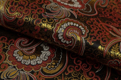 Ткань костюмная жаккард, 135 гр/м2, шир.150см, цвет бордо№6 - купить в Магадане. Цена 441.95 руб.