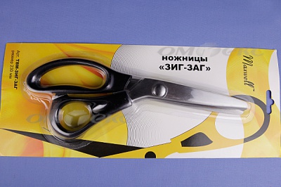 Ножницы ЗИГ-ЗАГ "MAXWELL" 230 мм - купить в Магадане. Цена: 1 041.25 руб.