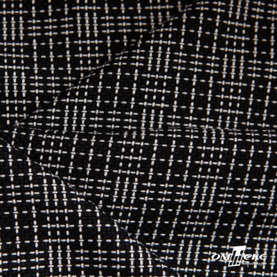 Ткань костюмная "Гарсия" 80% P, 18% R, 2% S, 335 г/м2, шир.150 см, Цвет черный - купить в Магадане. Цена 669.66 руб.