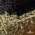 Трикотажное полотно, Сетка с пайетками, шир.130 см, #315, цв.-чёрный/золото - купить в Магадане. Цена 693.39 руб.