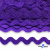 Тесьма вьюнчик 0381-0080, 8 мм/упак.33+/-1м, цвет 9530-фиолетовый - купить в Магадане. Цена: 107.26 руб.