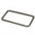 Рамка металлическая прямоугольная, 40 х 15 мм- тём.никель - купить в Магадане. Цена: 4.60 руб.