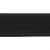Резинка 25 мм Тканая, 13,75 гр/п.м, (бобина 25 +/-0,5 м) - черная  - купить в Магадане. Цена: 11.67 руб.