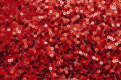 Сетка с пайетками №18, 188 гр/м2, шир.130см, цвет красный - купить в Магадане. Цена 371 руб.
