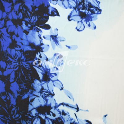 Плательная ткань "Фламенко" 19.1, 80 гр/м2, шир.150 см, принт растительный - купить в Магадане. Цена 241.49 руб.