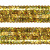 Тесьма с пайетками D16, шир. 20 мм/уп. 25+/-1 м, цвет золото - купить в Магадане. Цена: 778.19 руб.