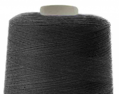 Швейные нитки (армированные) 28S/2, нам. 2 500 м, цвет чёрный - купить в Магадане. Цена: 139.91 руб.