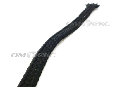 Шнурки т.3 200 см черн - купить в Магадане. Цена: 21.69 руб.