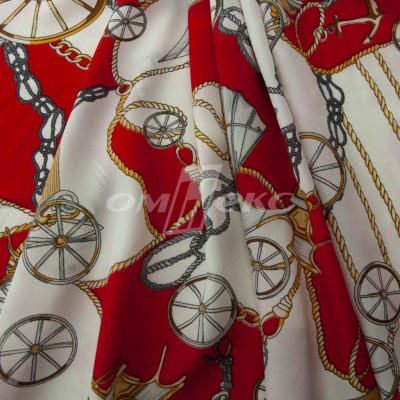 Плательная ткань "Фламенко" 13.1, 80 гр/м2, шир.150 см, принт этнический - купить в Магадане. Цена 241.49 руб.