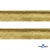 Кант атласный 136, шир. 12 мм (в упак. 65,8 м), цвет золото - купить в Магадане. Цена: 433.08 руб.