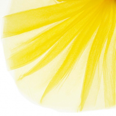 Фатин блестящий 16-70, 12 гр/м2, шир.300см, цвет жёлтый - купить в Магадане. Цена 109.72 руб.