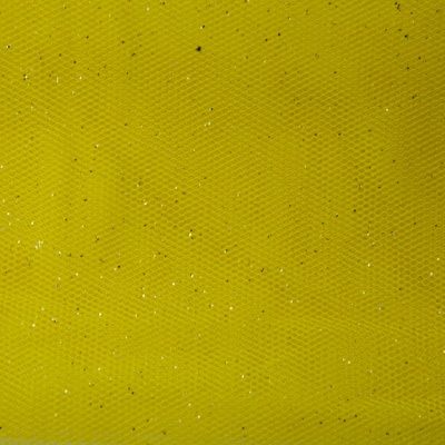Сетка Глиттер, 24 г/м2, шир.145 см., желтый - купить в Магадане. Цена 117.24 руб.